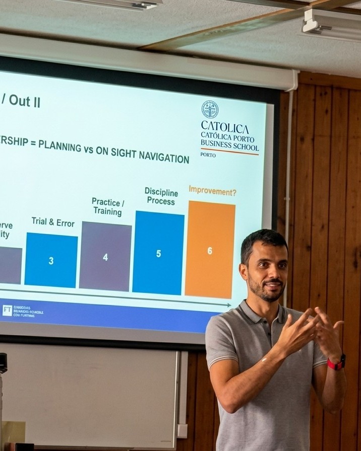 Carlos Filipe Fernandes a lecionar na Católica Porto Business School