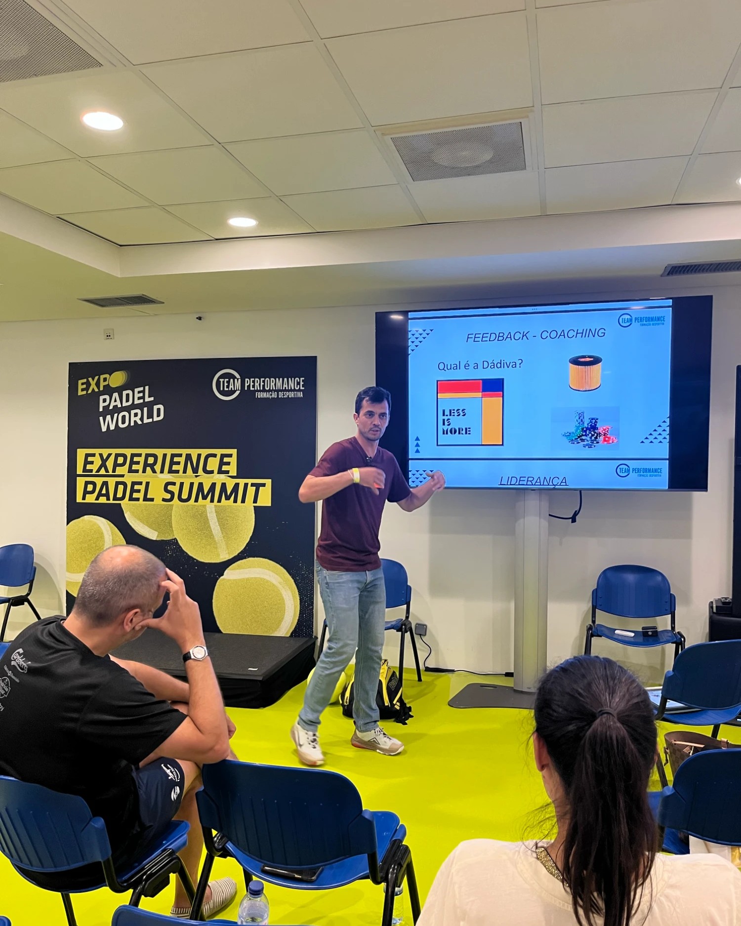 Carlos Filipe Fernandes a apresentar no Expo Padel World